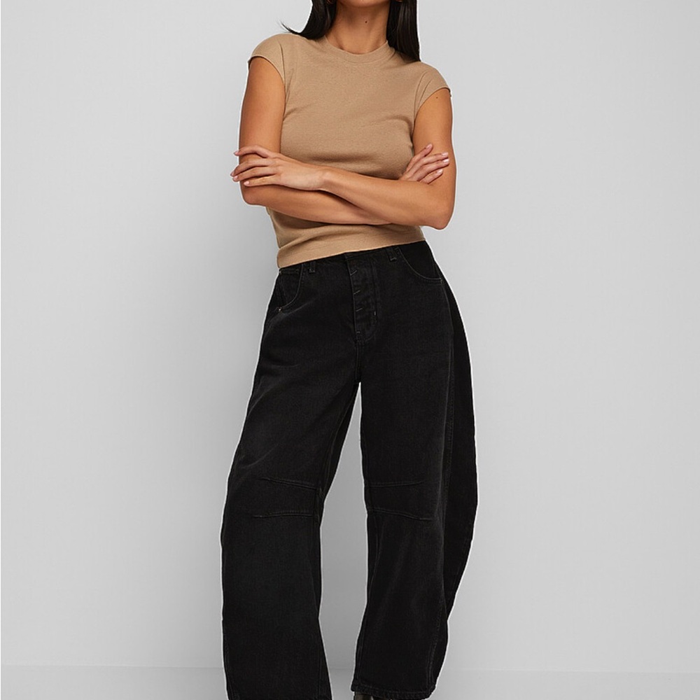 Free People Barrel Jean